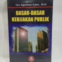 Image of Dasar-Dasar Kebijakan Publik